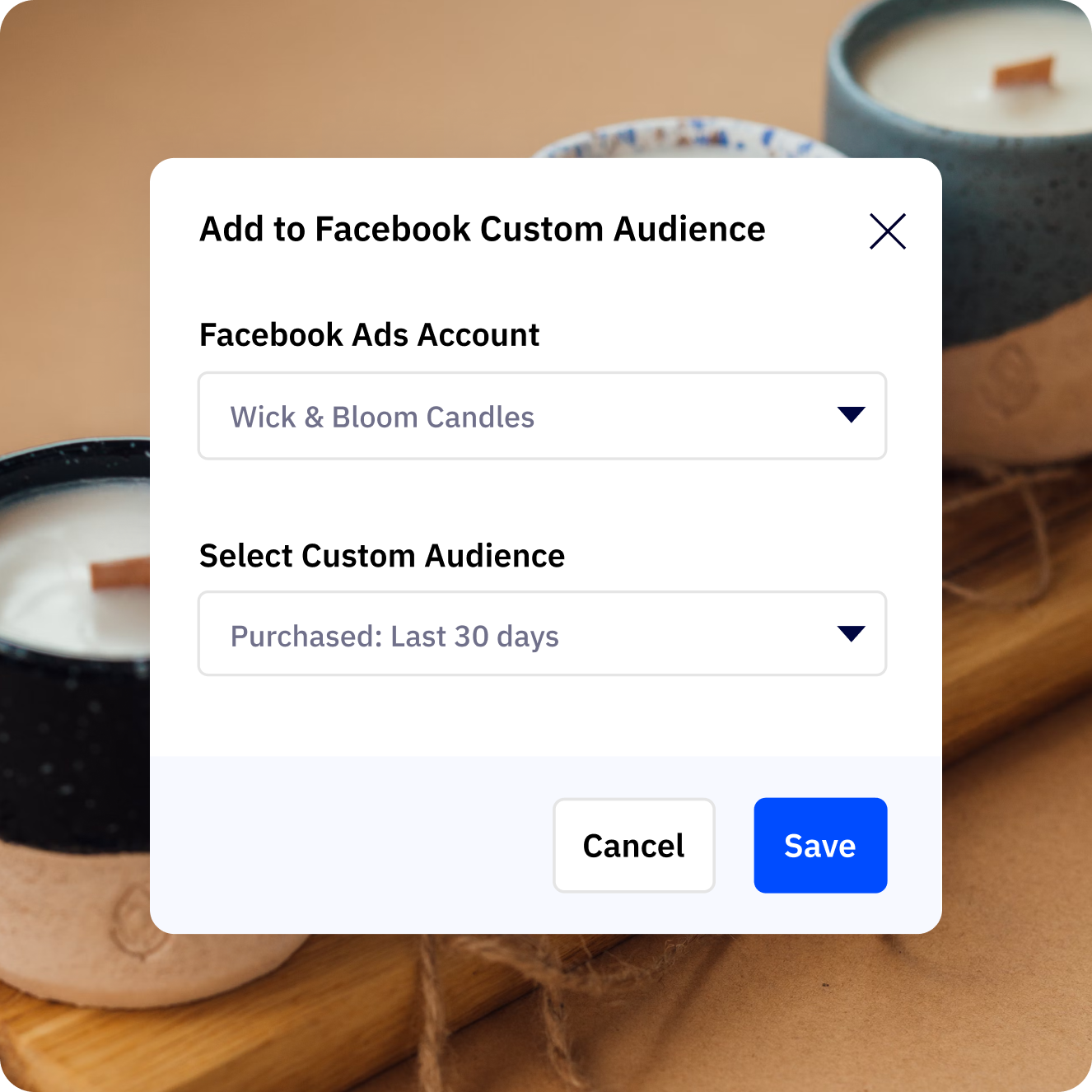 Facebook Custom Audience Example Social Media Marketing Tools | ActiveCampaign | ActiveCampaign