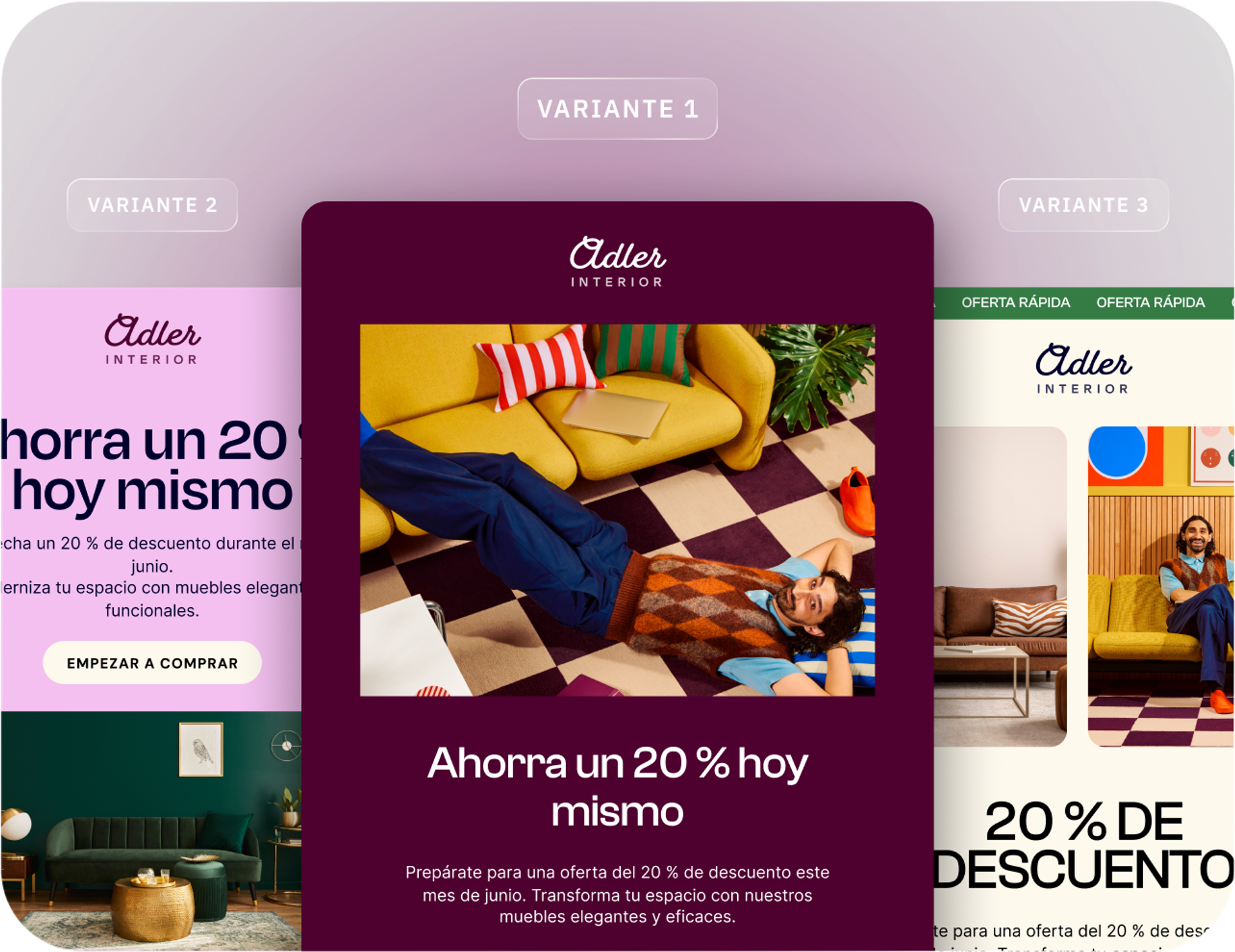 Email variants ES
