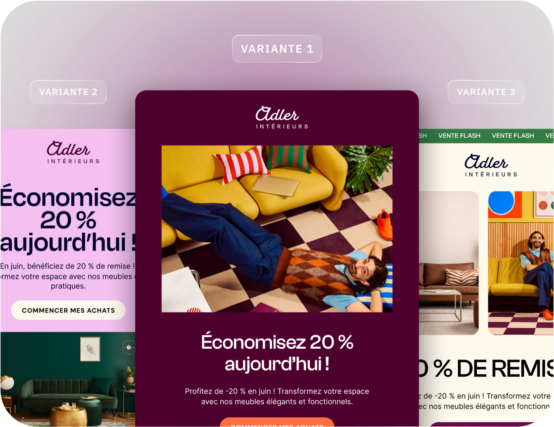 Email variants