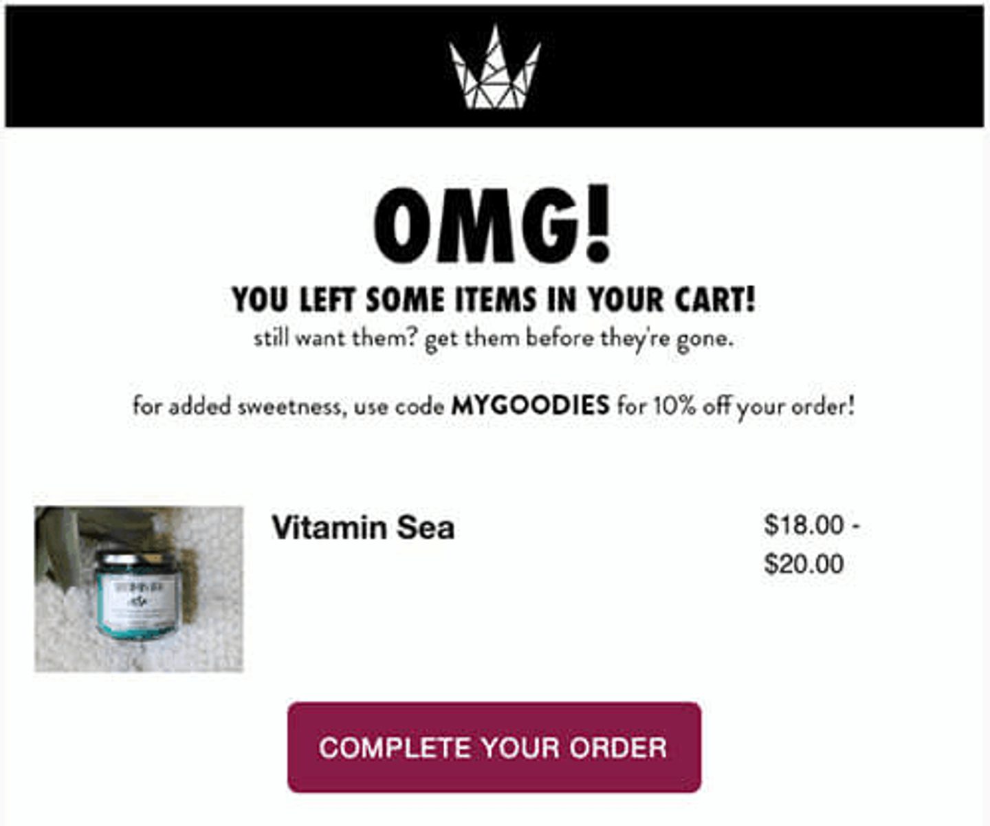 12 Abandoned Cart Email Templates To Win Back Sales… | ActiveCampaign