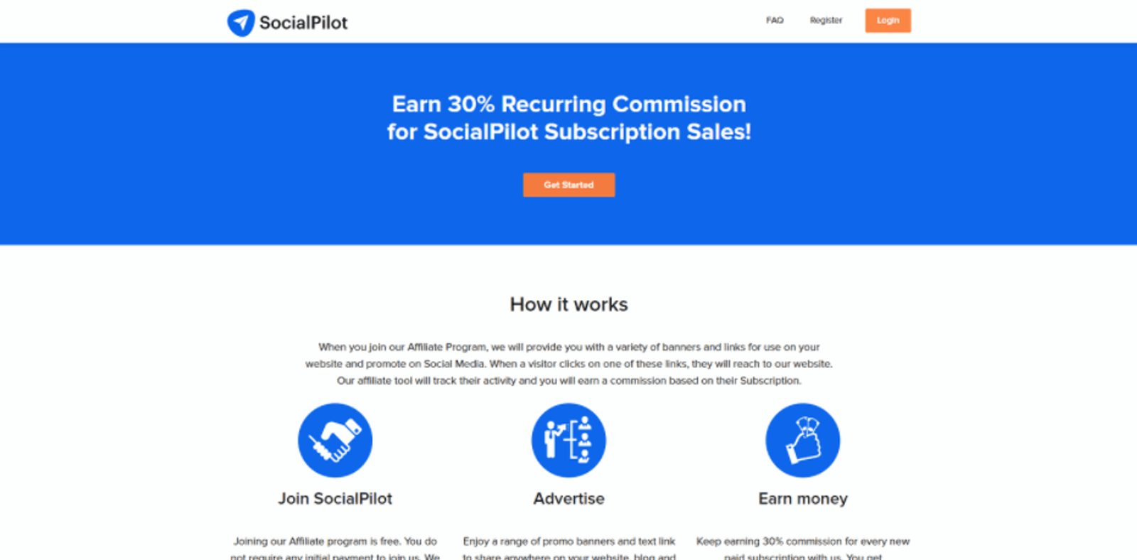 SocialPilot website
