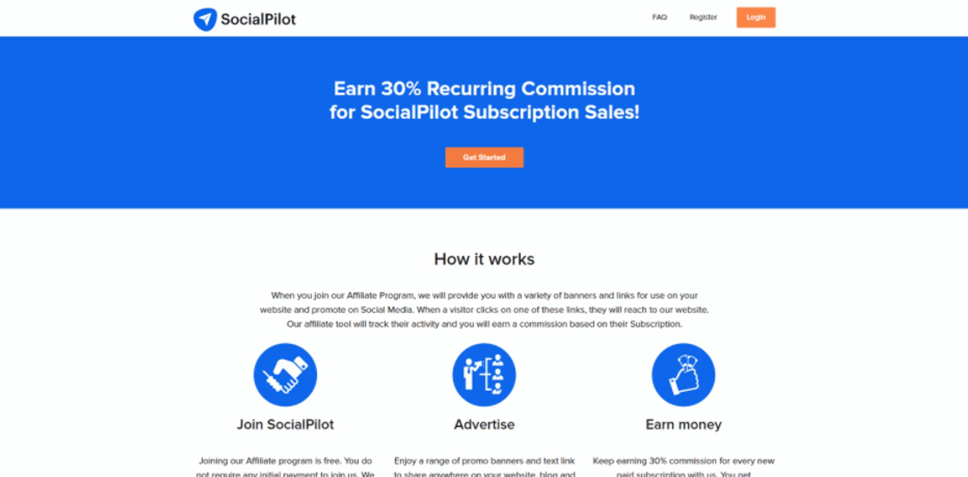 SocialPilot website