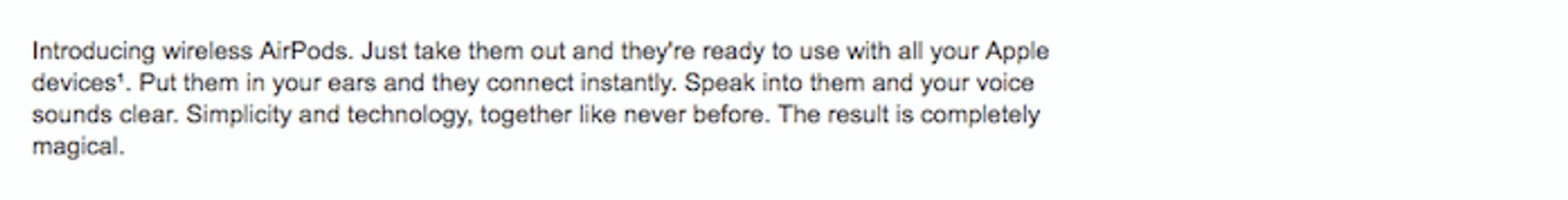 Good Product Description