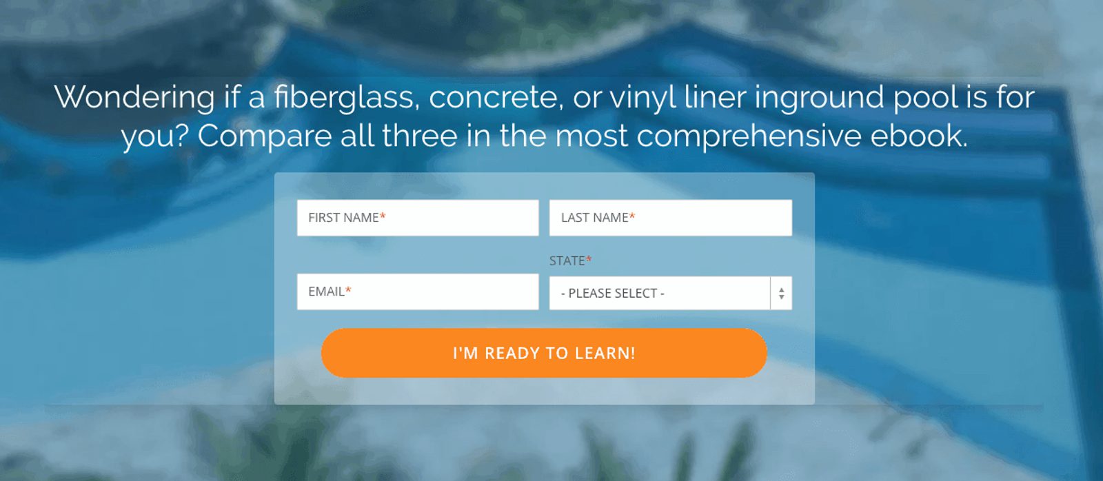 River Pools content opt-in