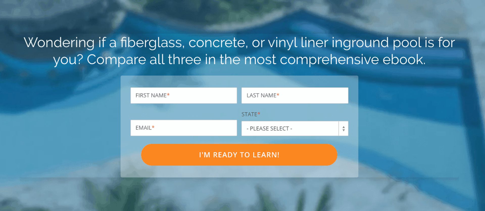 River Pools content opt-in