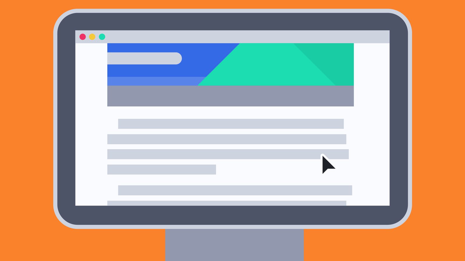 graphic of a computer monitor