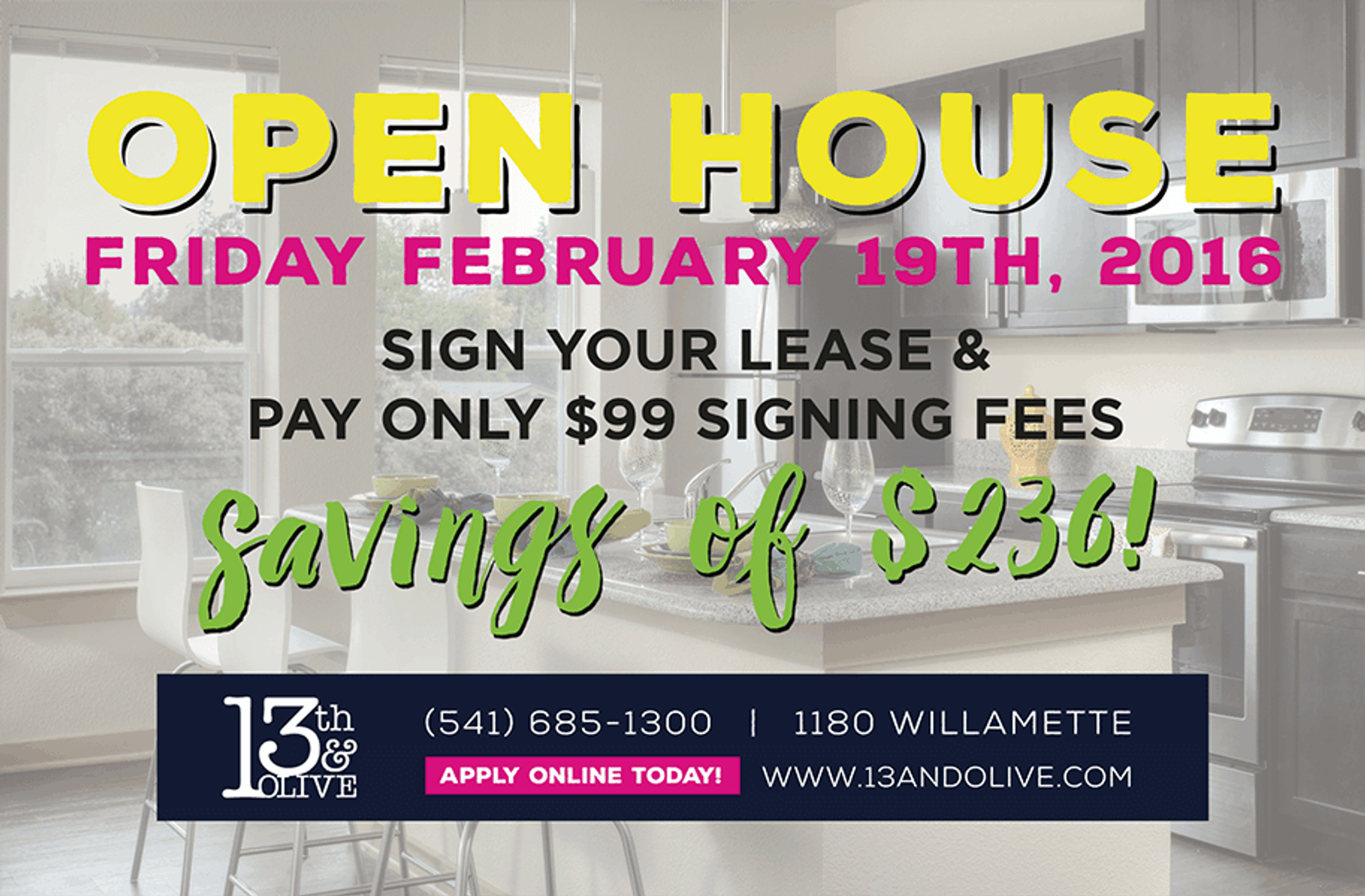 Open house flyer example