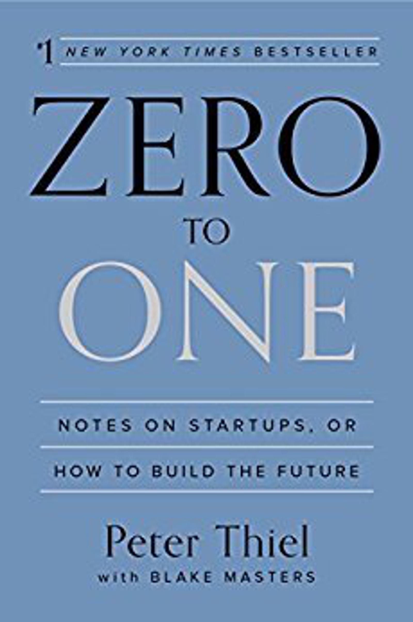 Zero to One Cover