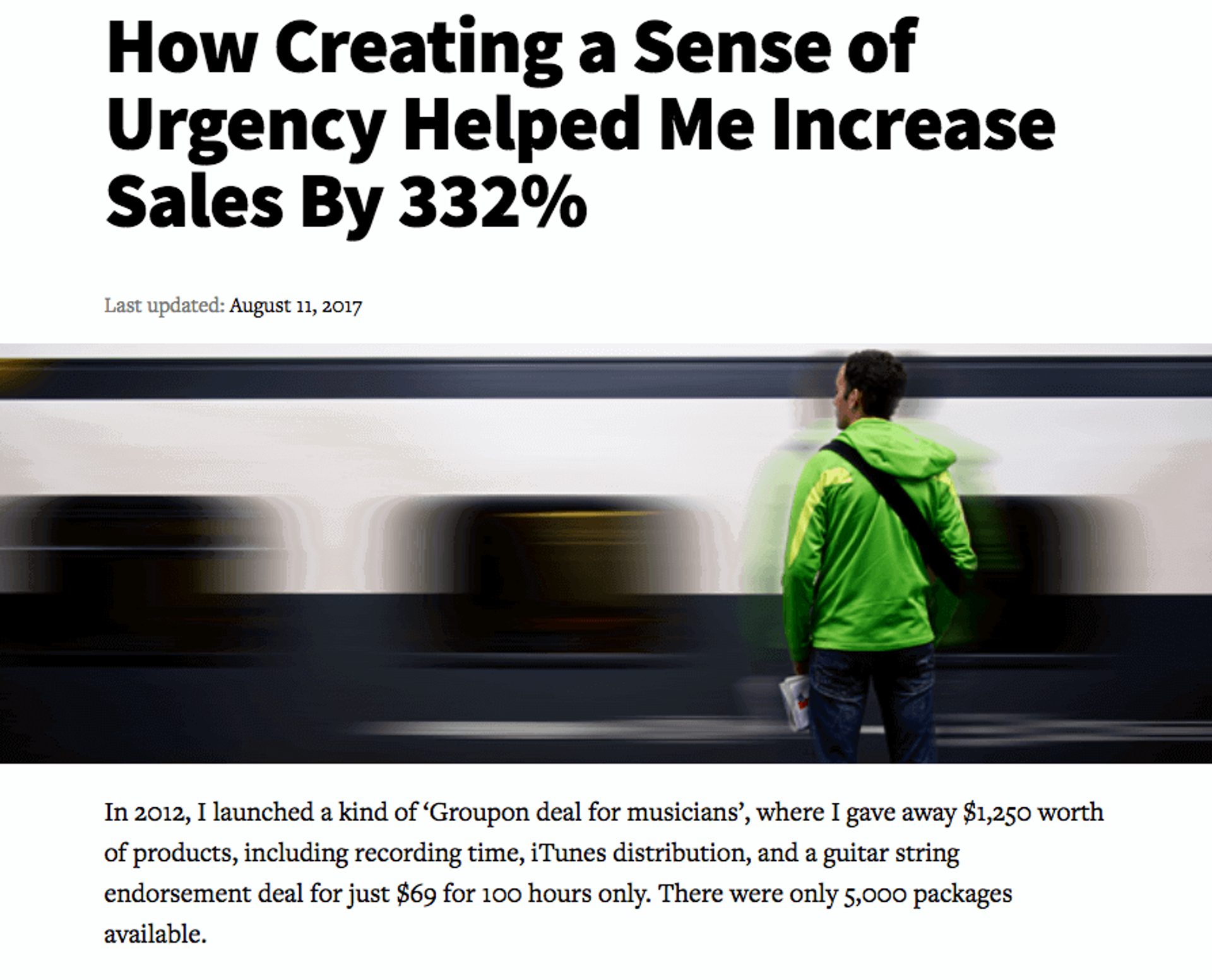 using scarcity as a form of persuasion