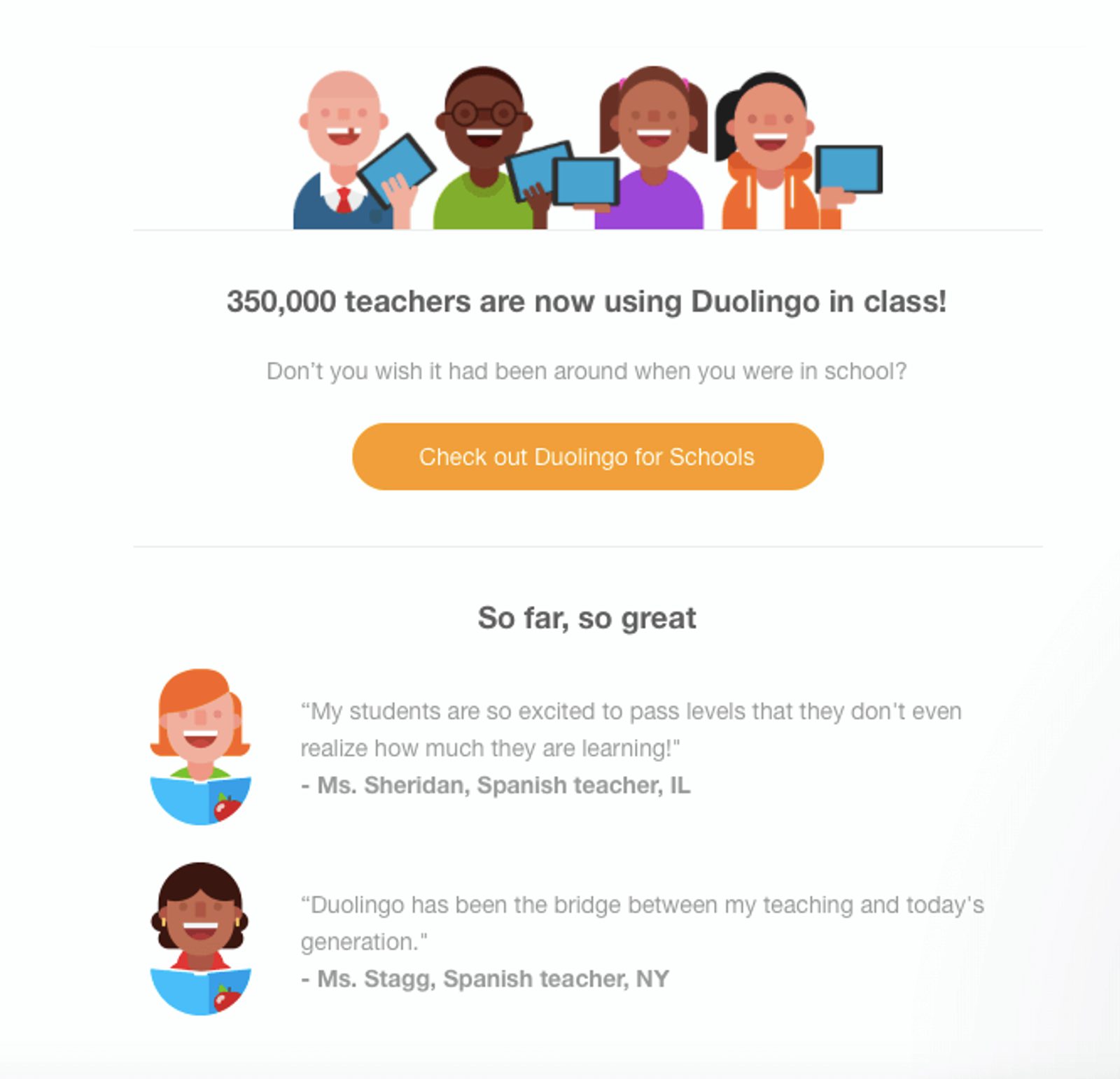 duolingo email example