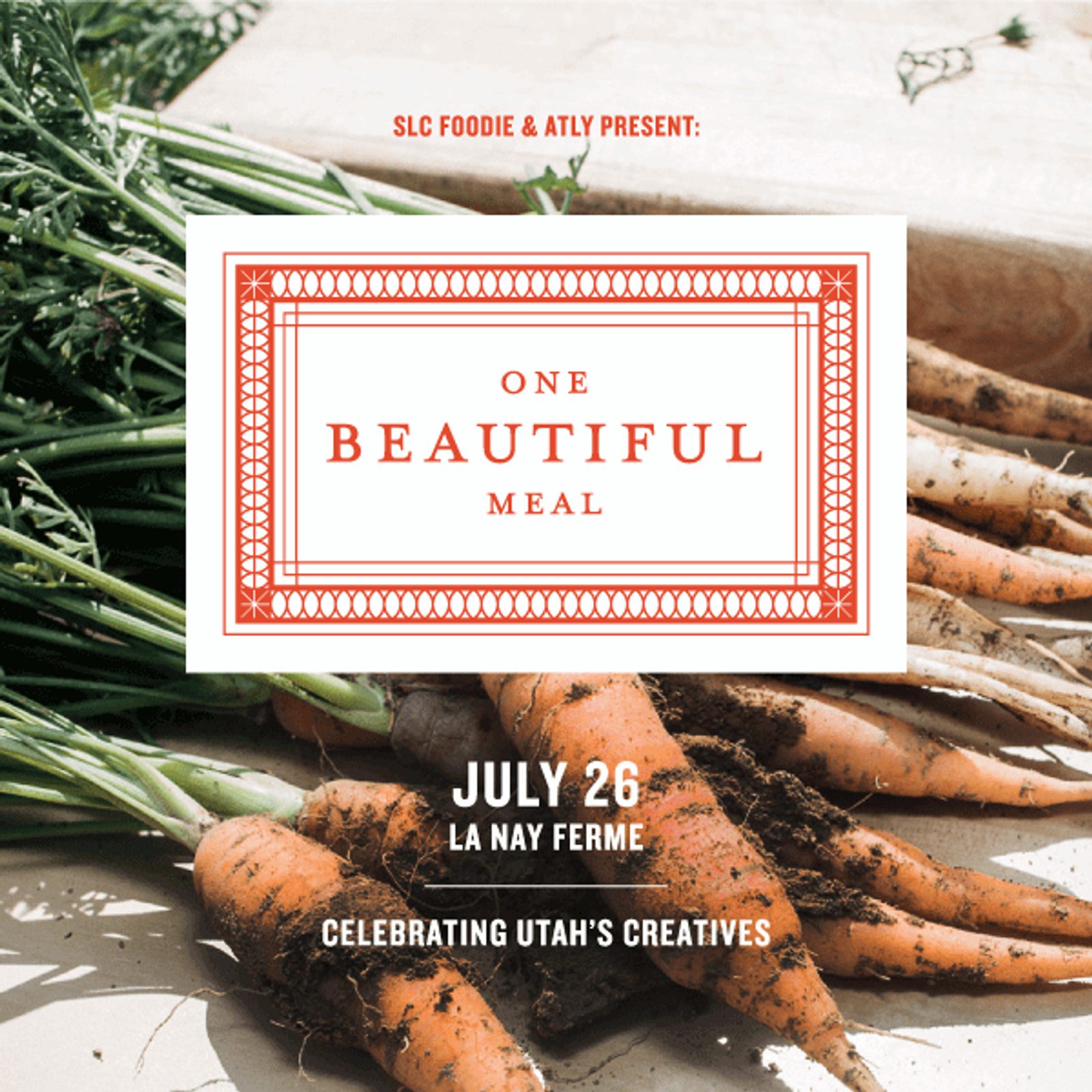 Culinary event flyer example