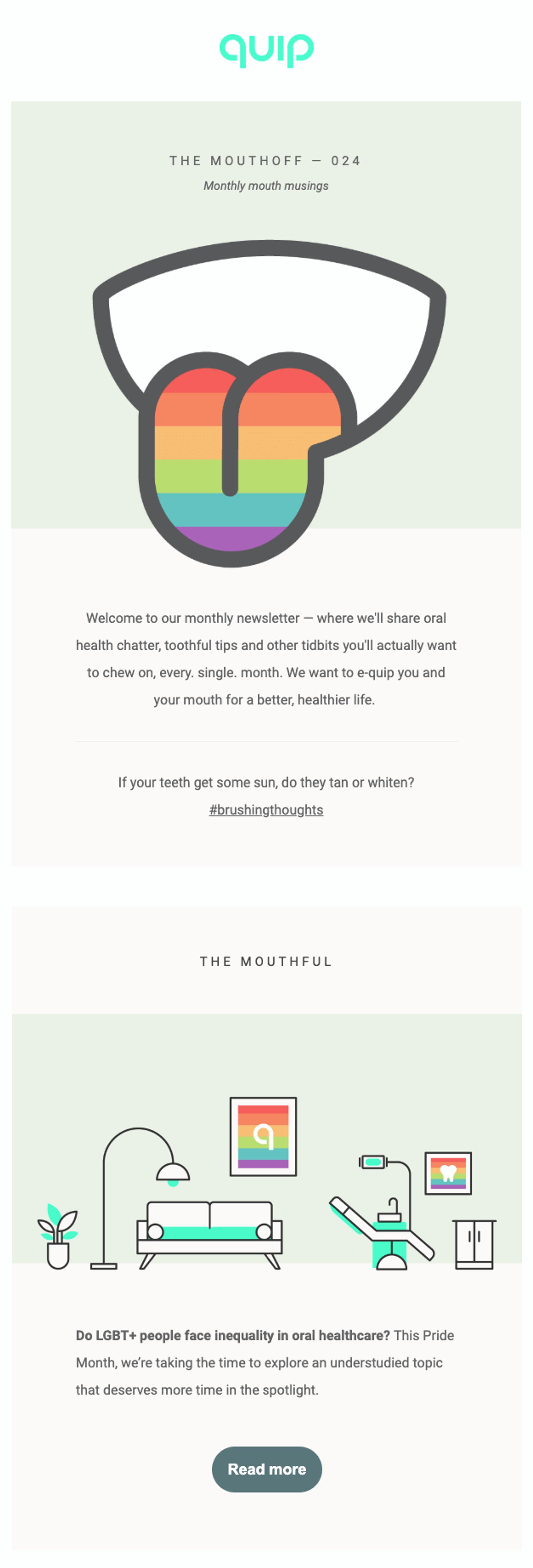 Quip email