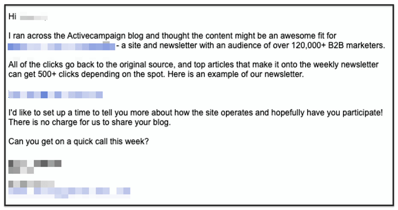 Cold sales email free