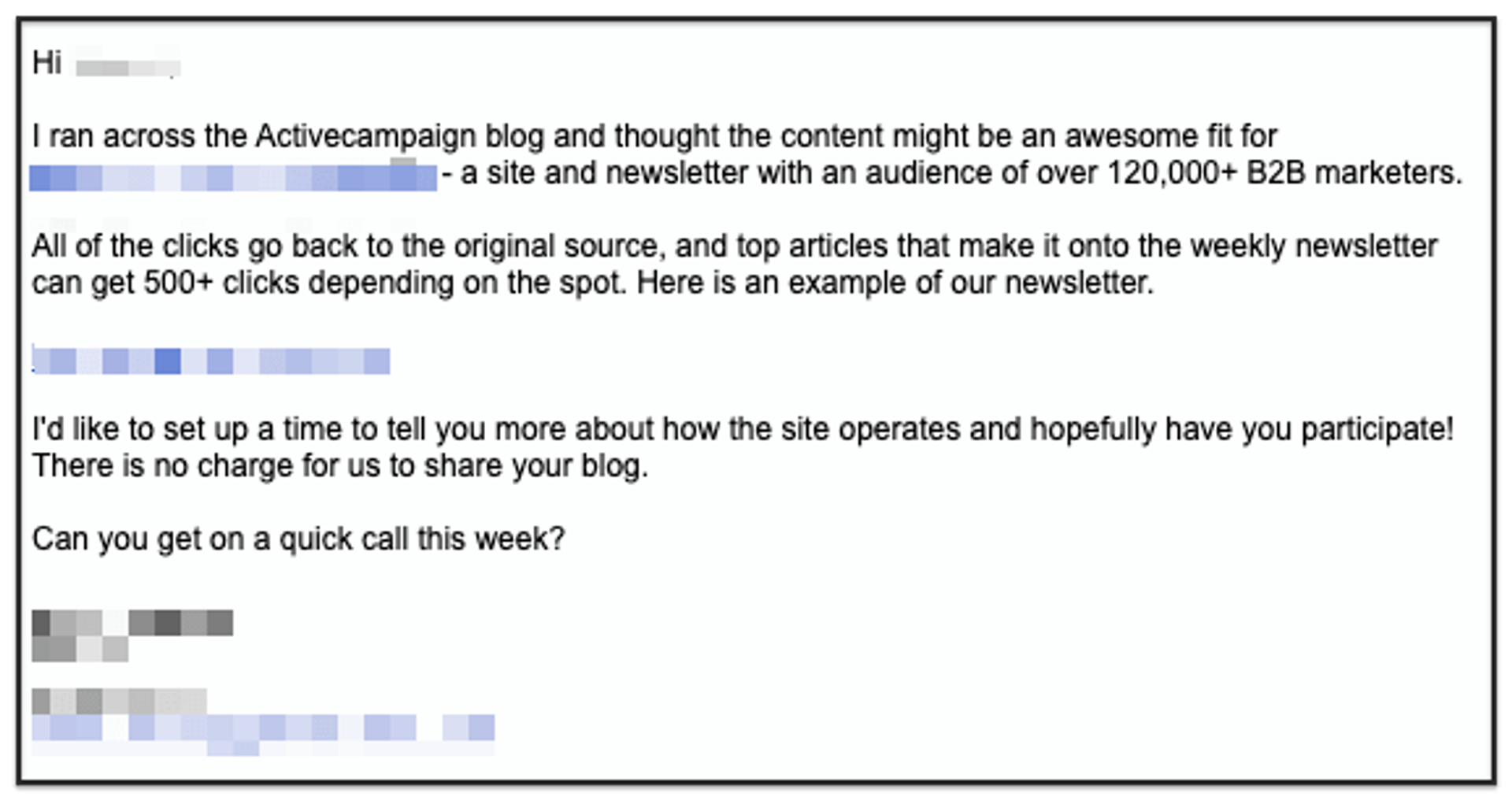 Cold sales email free