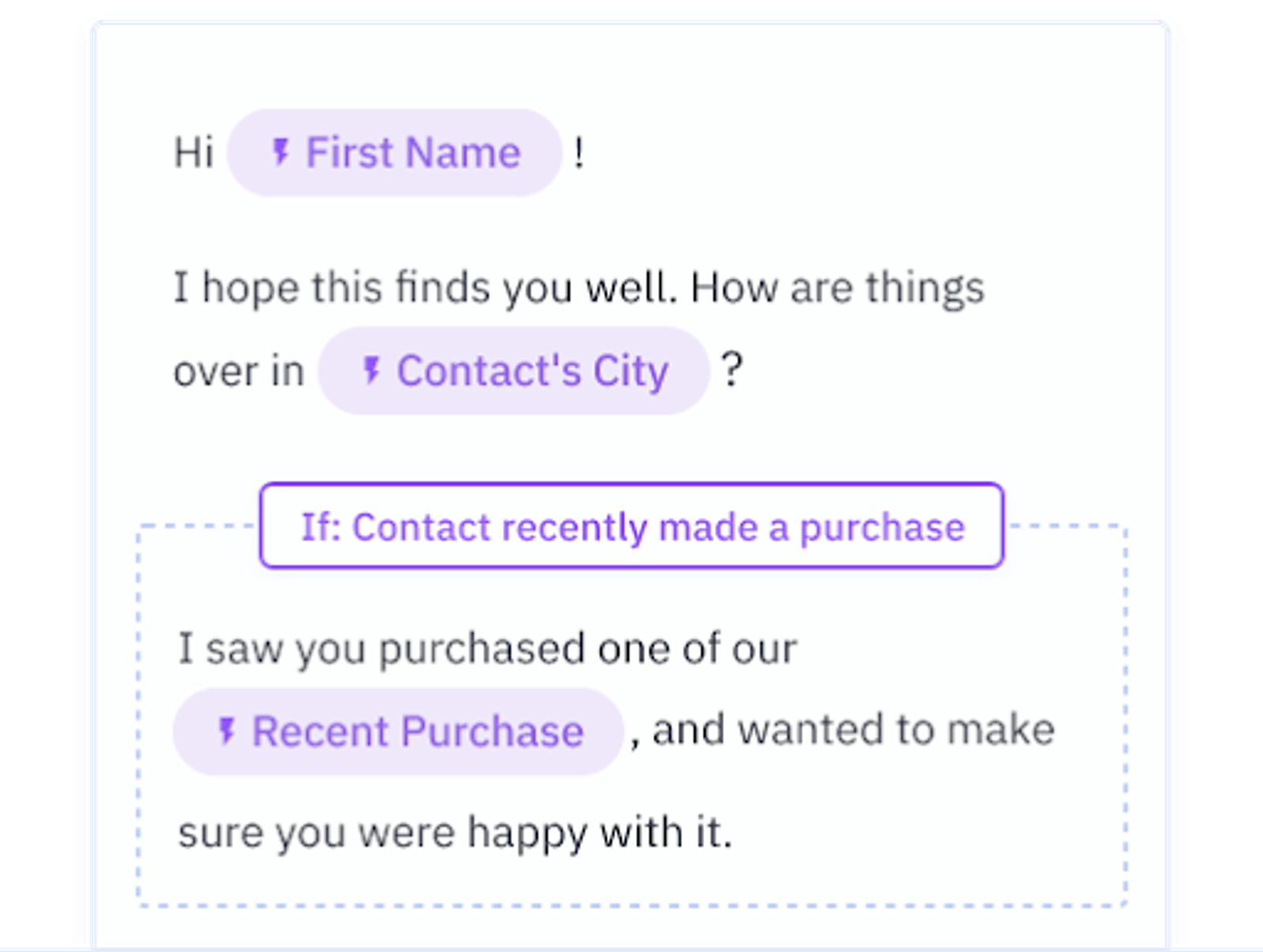 improving sending reputation by using segmentation and dynamic content to personalize emails