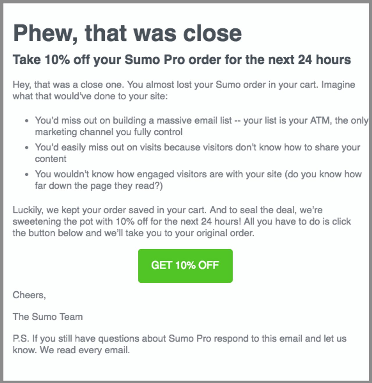 Loss Aversion Email Examples Loss Aversion Marketing: When Loss Aversion Works (& When It Doesn't ...