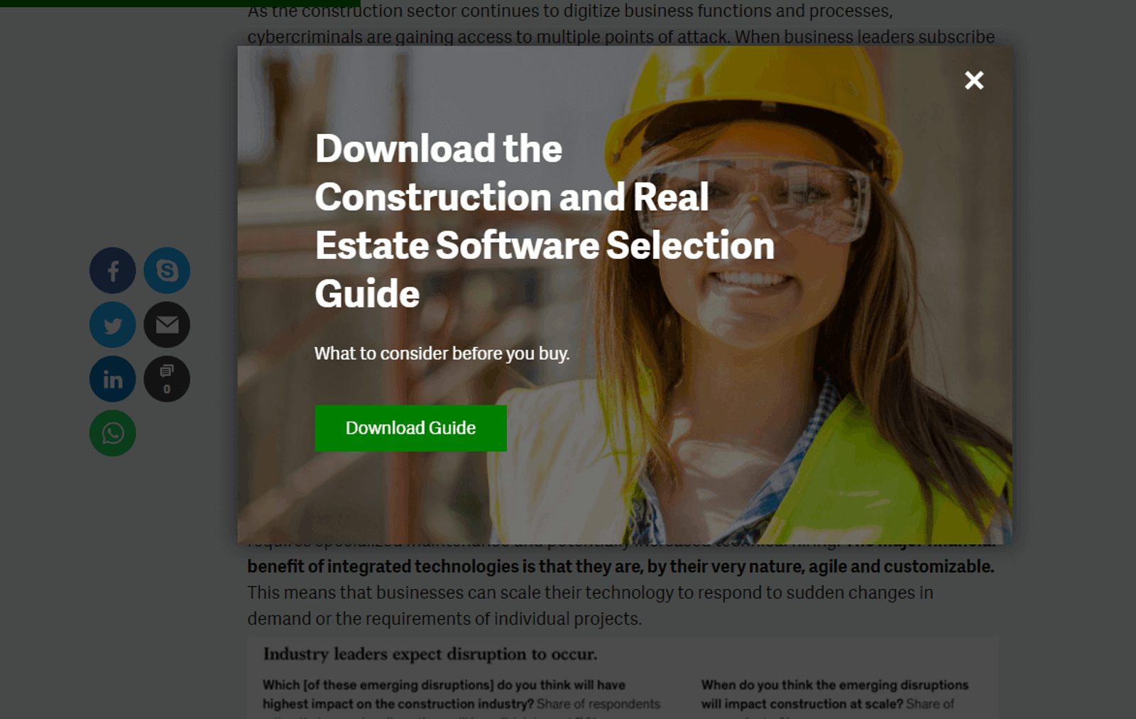 Sage email popup examples