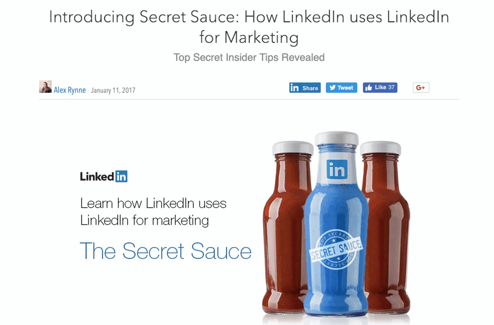 linkedin ebook content example