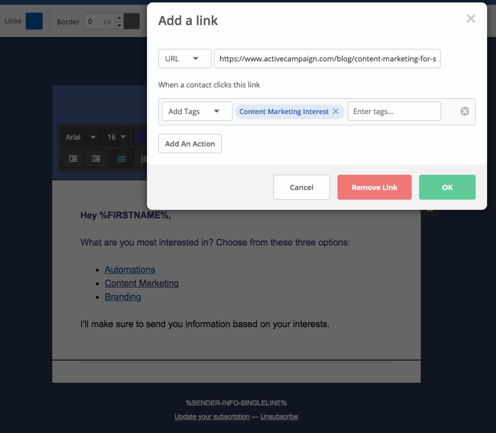 segment with email marketing