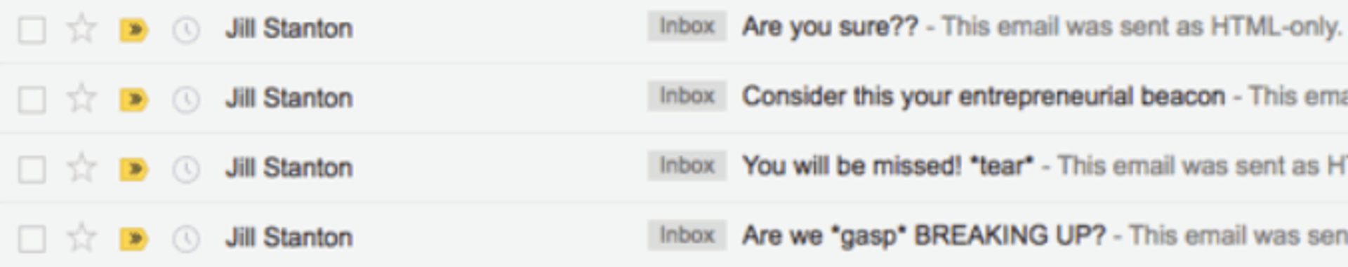 Subject lines for a re-engagement series