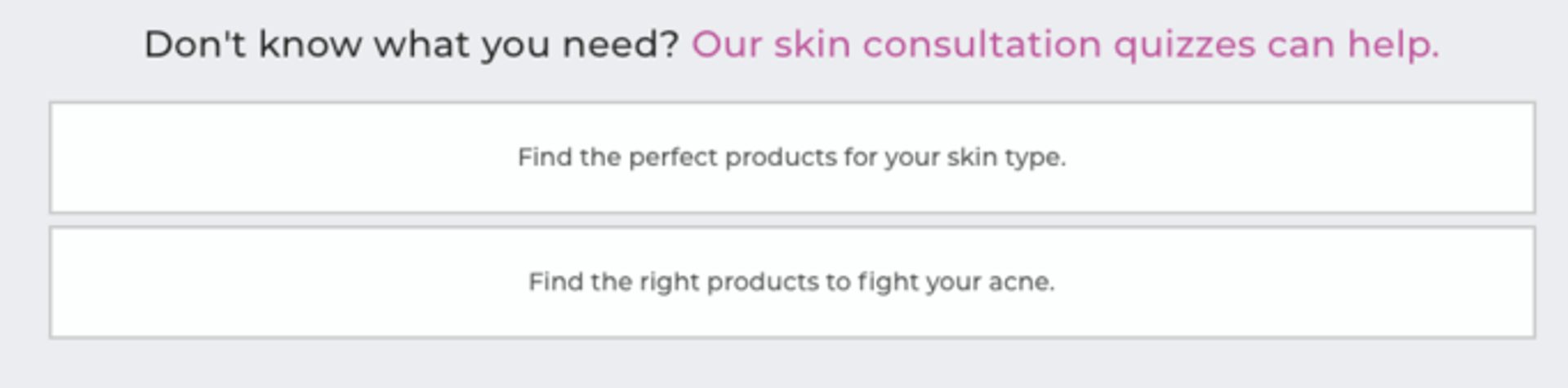 audience segmentation email example
