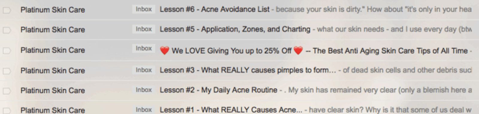 targeted content email