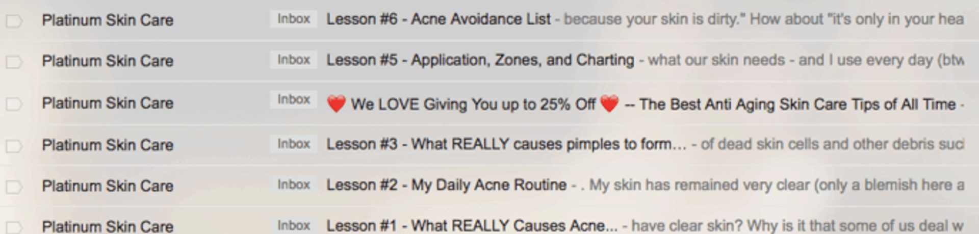 targeted content email