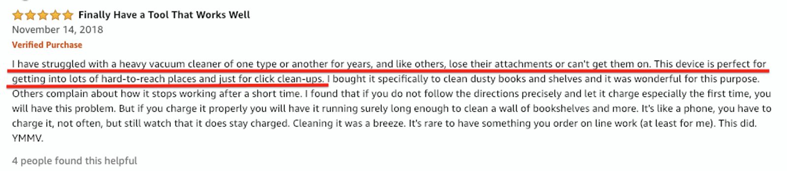 customer review mining for copy