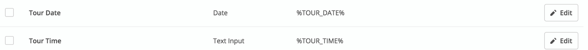 Tour custom fields in ActiveCampaign