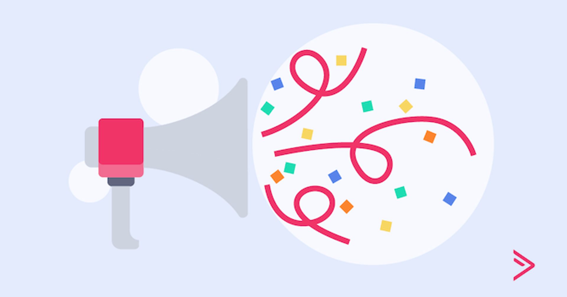 Megafone representando um canal de marketing