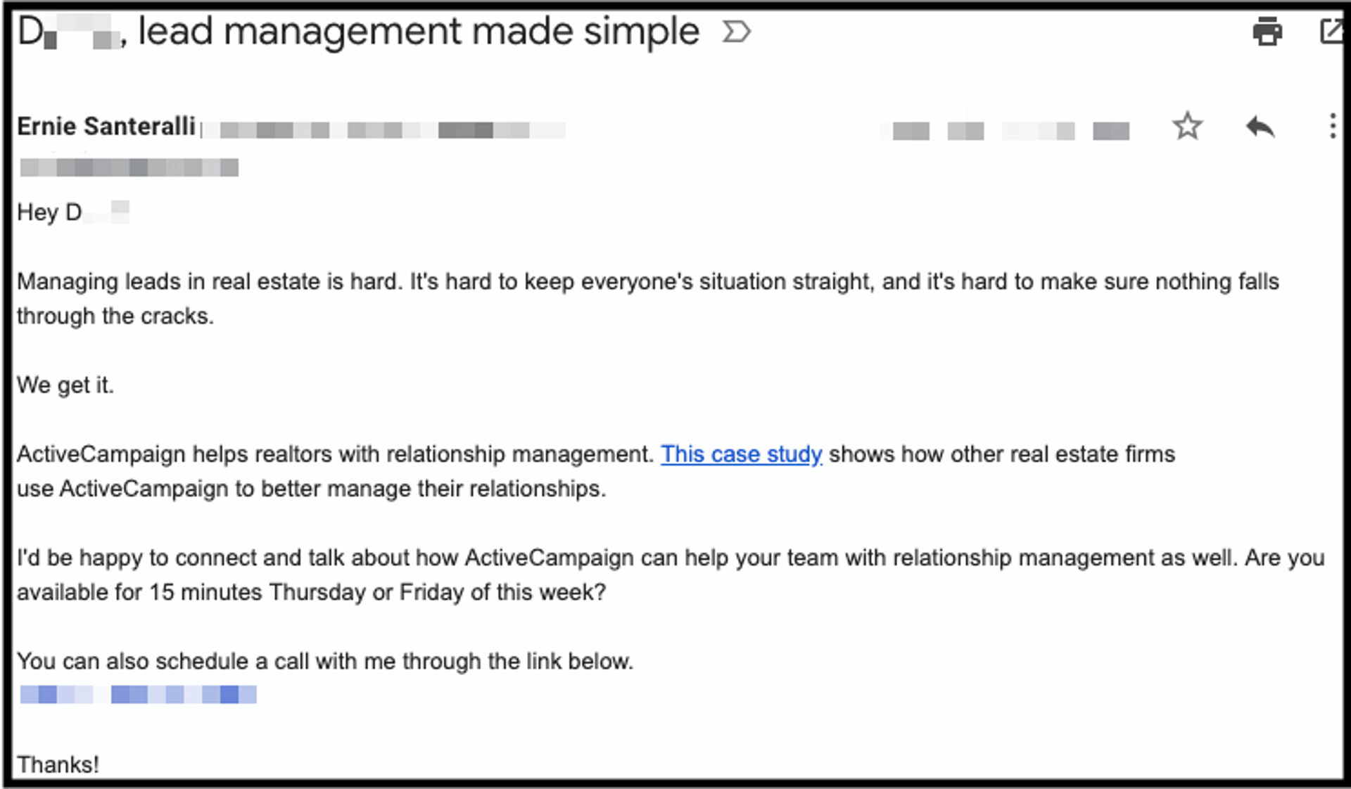 relevant case study example cold email template