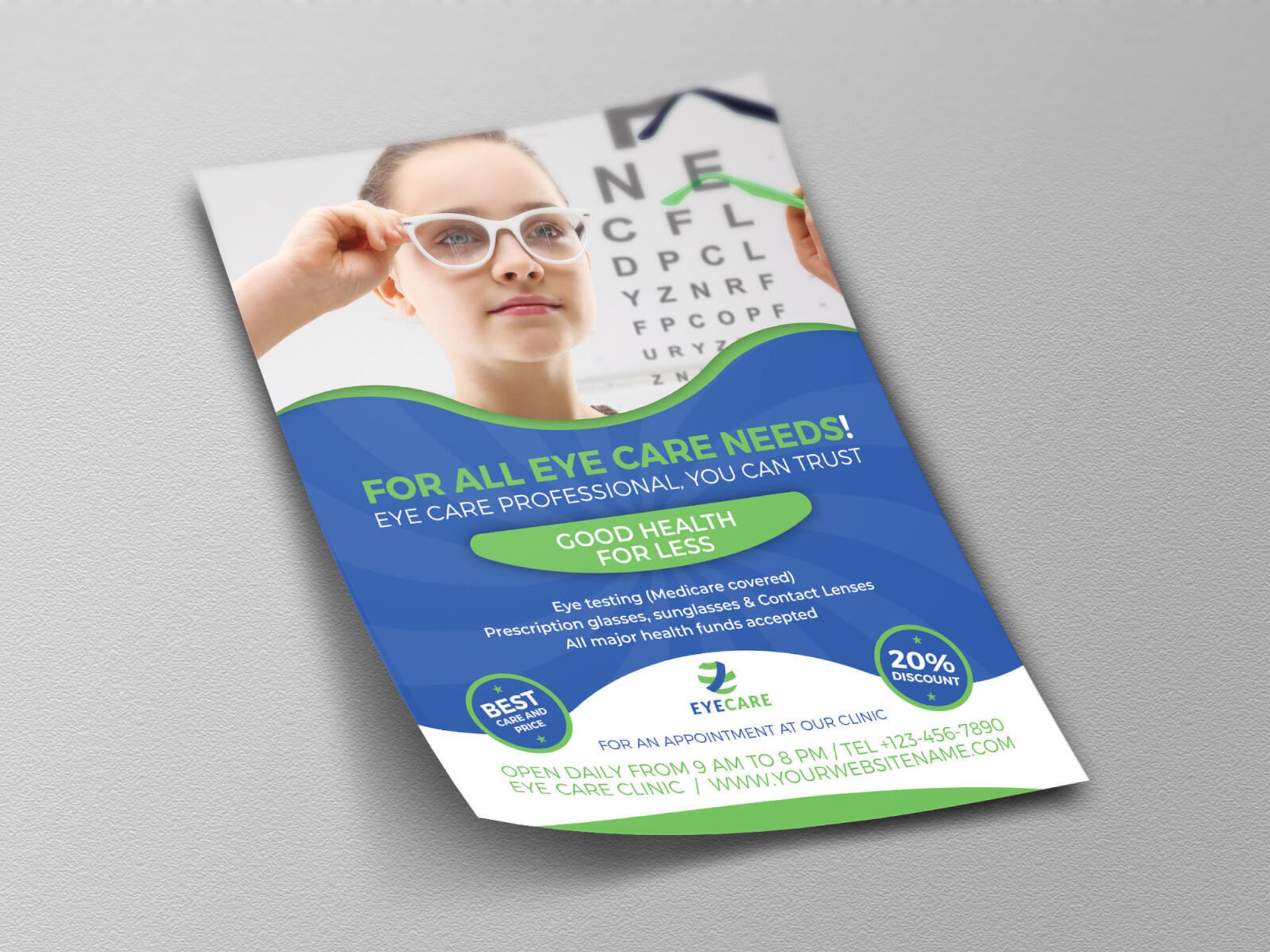 Medical flyer example