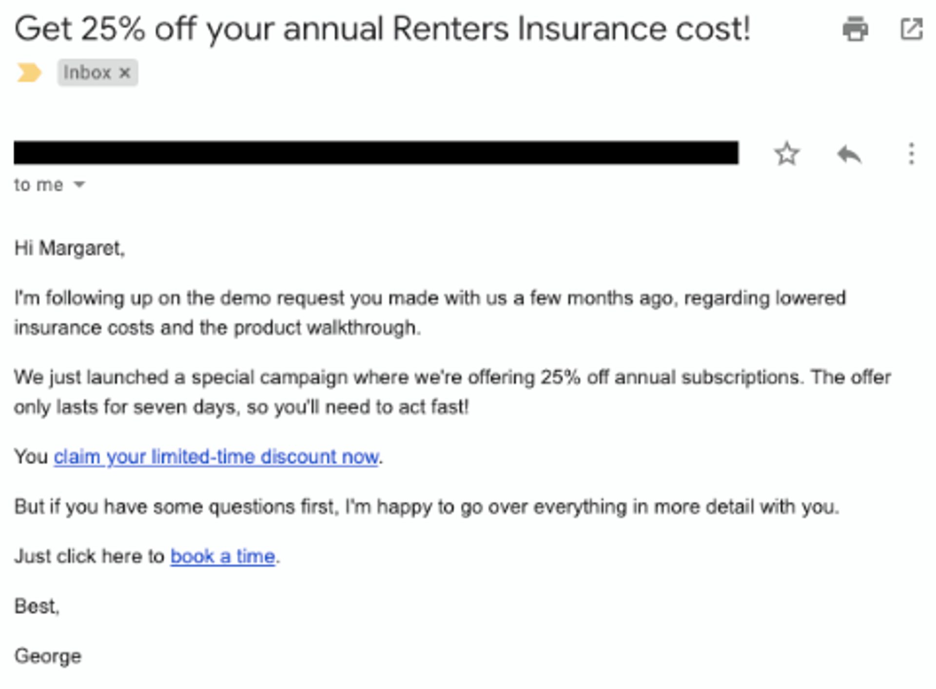 long-term follow up email template