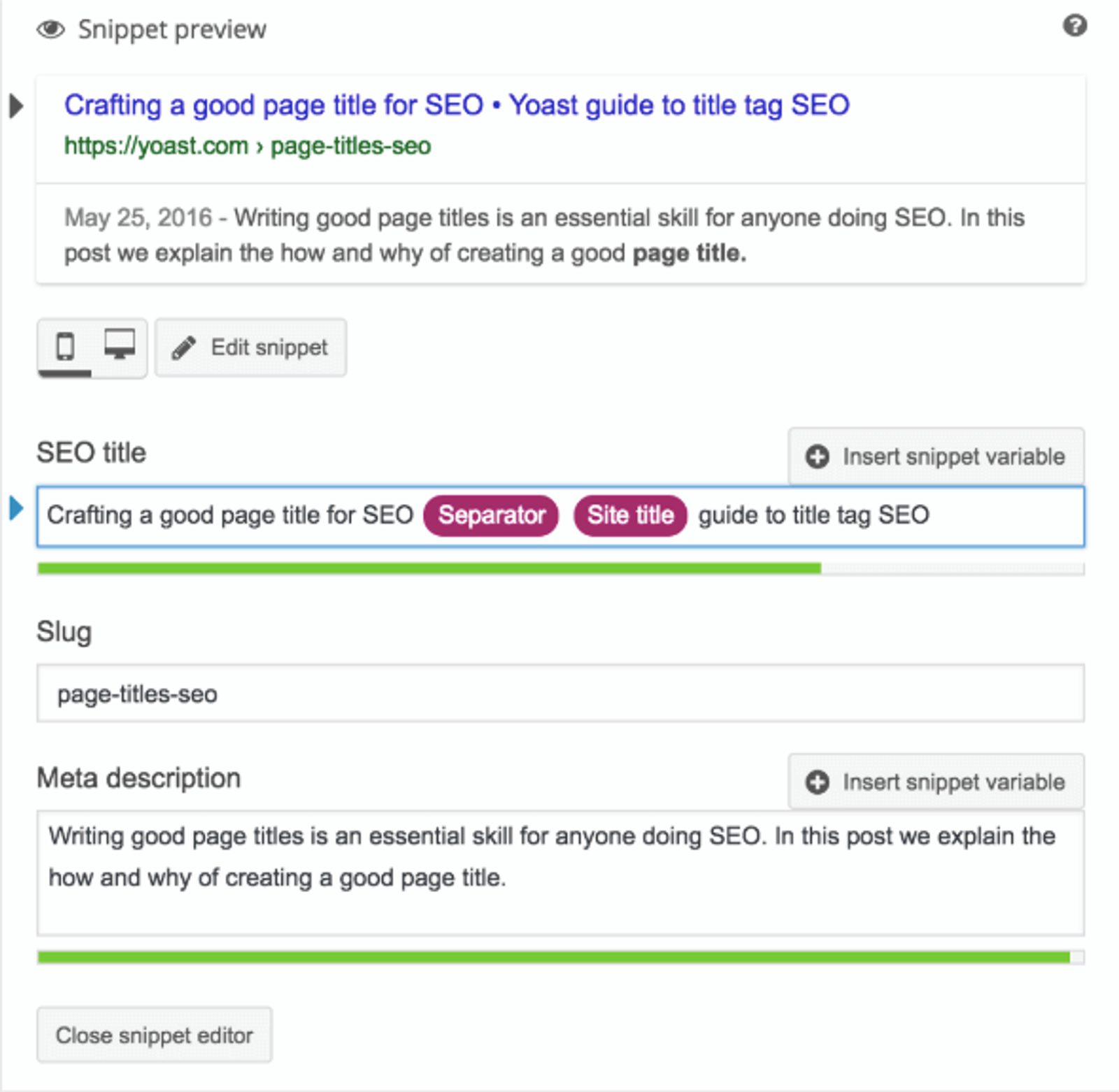 yoast meta description example