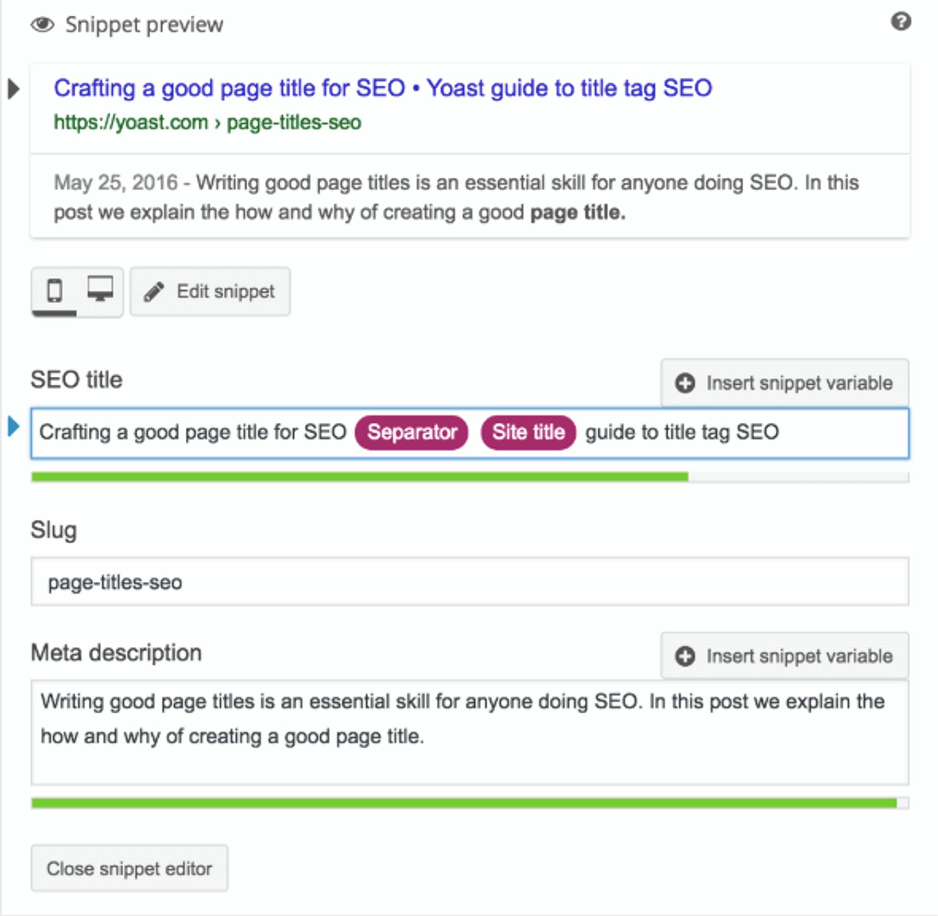 yoast meta description example