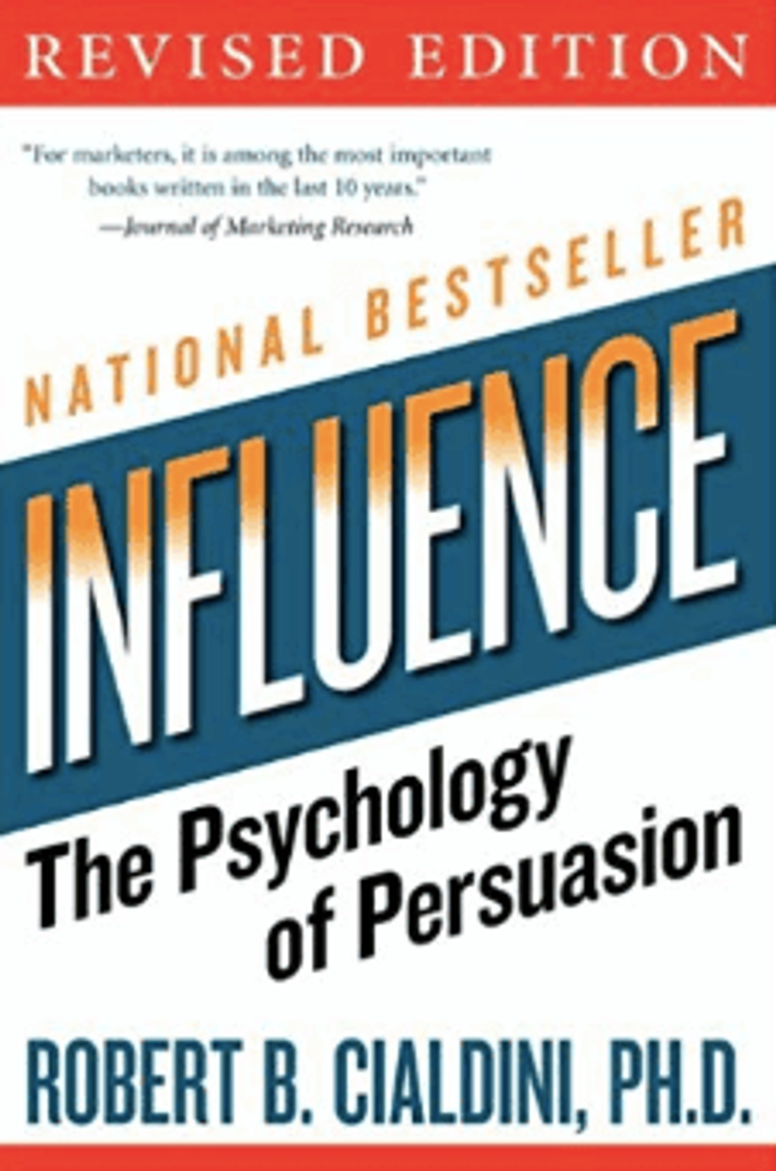 Book cover of "Influence: The Psychology of Persuasion" by Robert Cialdini