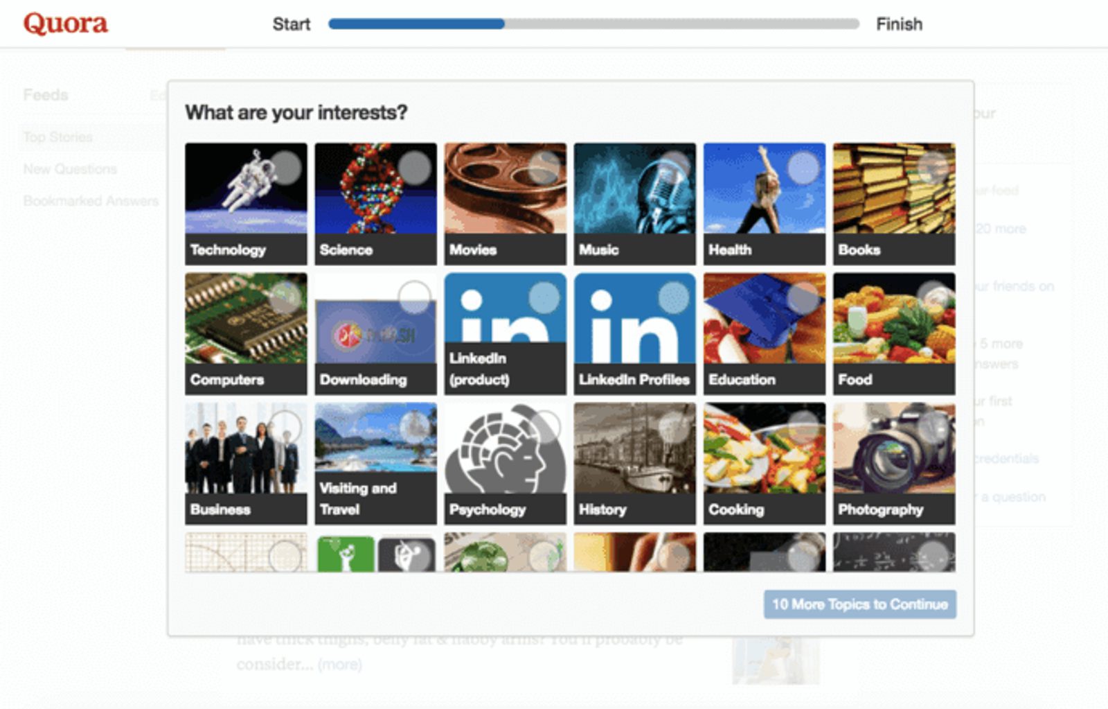 Primeiros passos no Quora