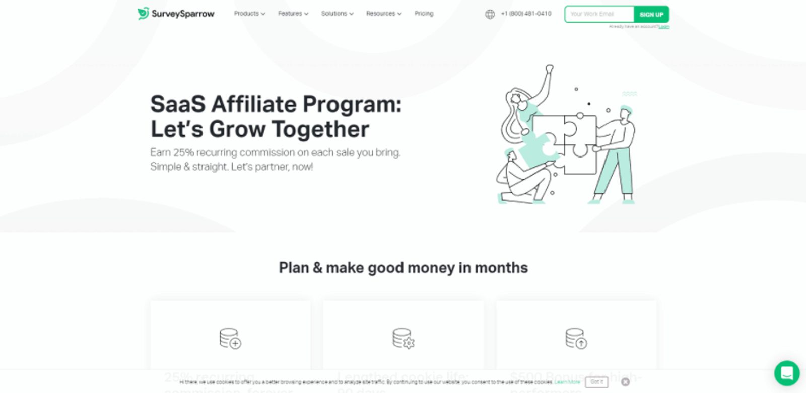 SurveySparrow website