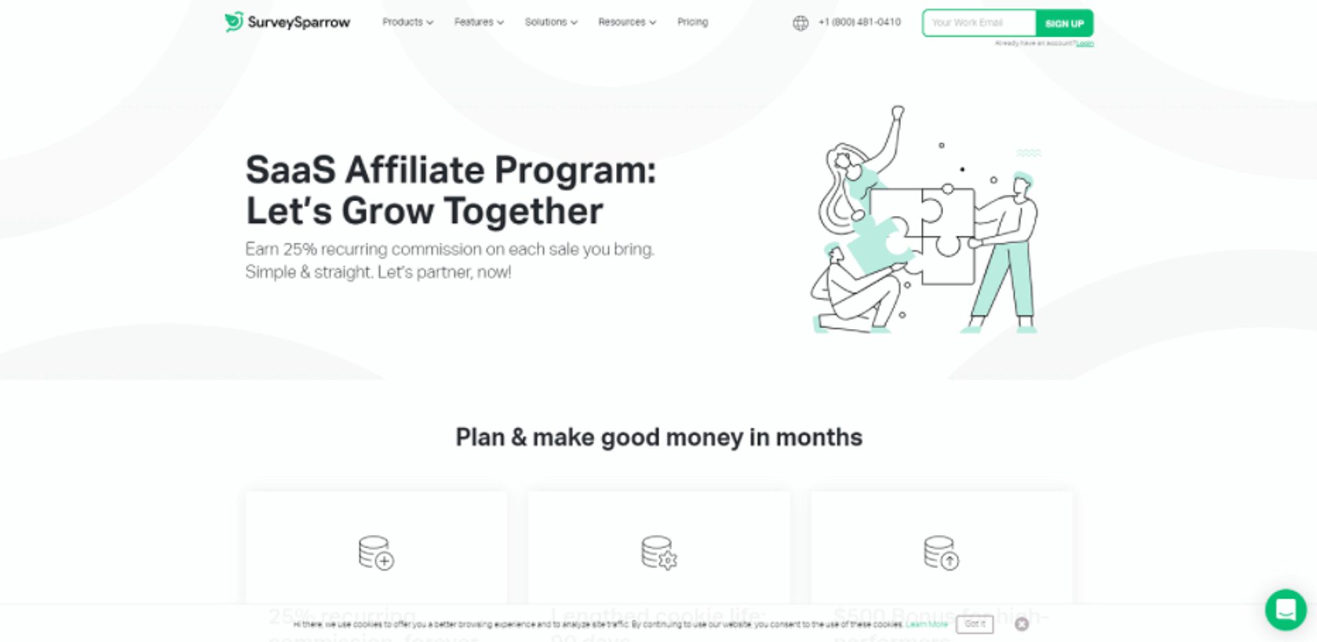 SurveySparrow website