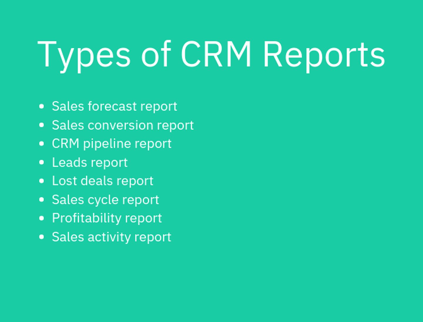 Crm Report.pdf How to Make a CRM Report (7 Reports You Can Use) | ActiveCampaign