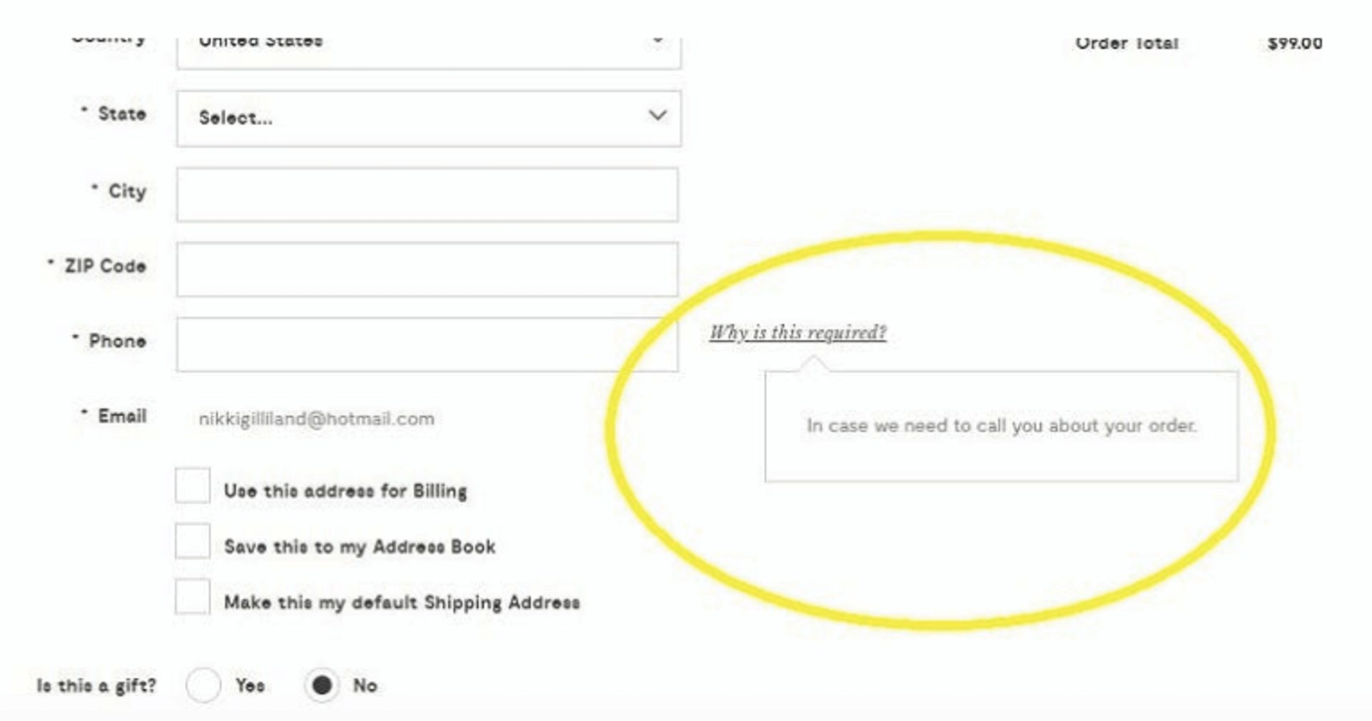 modcloth microcopy example