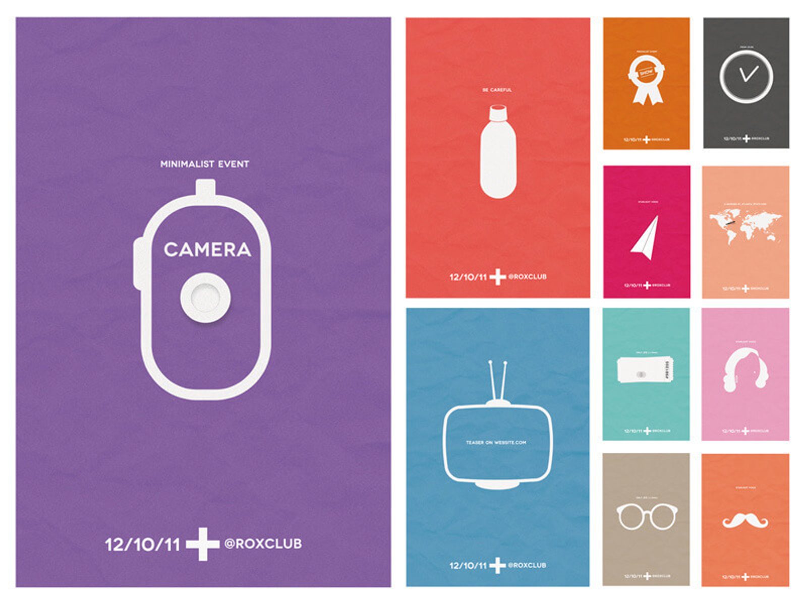 Minimalist flyer example