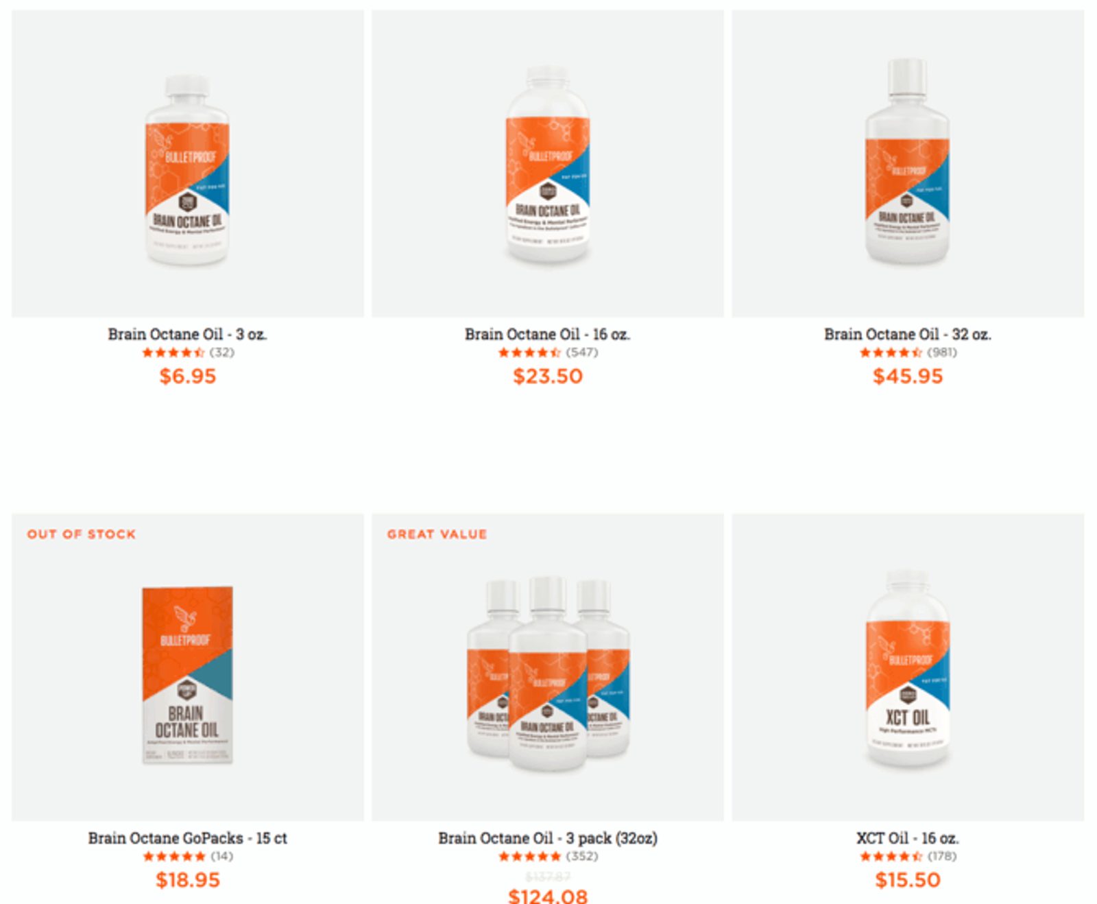 Bulletproof ecommerce page