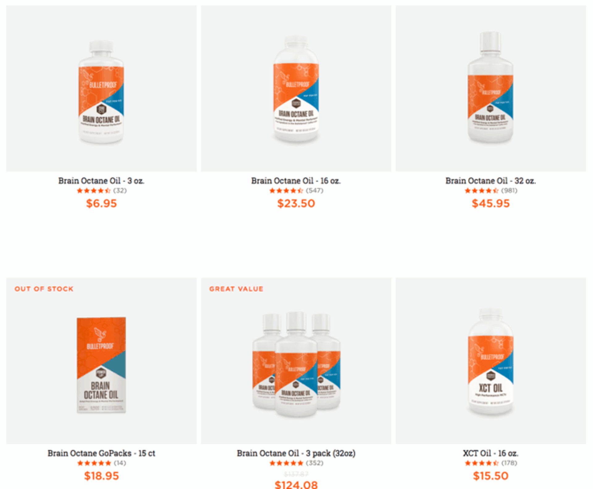 Bulletproof ecommerce page