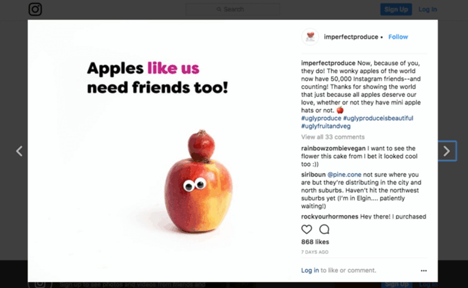 Imperfect Produce Instagram