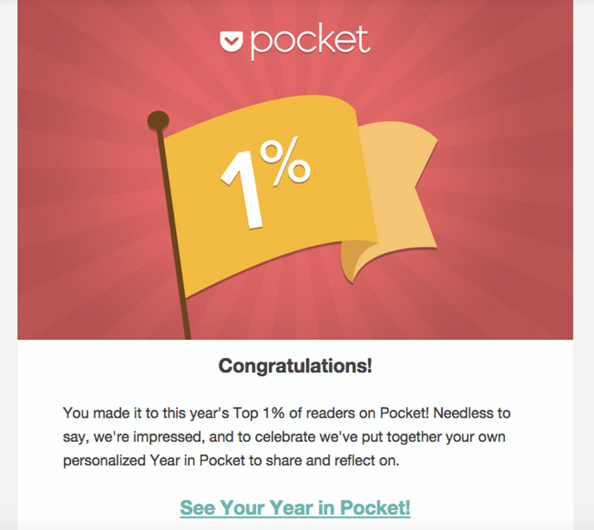 milestone email example