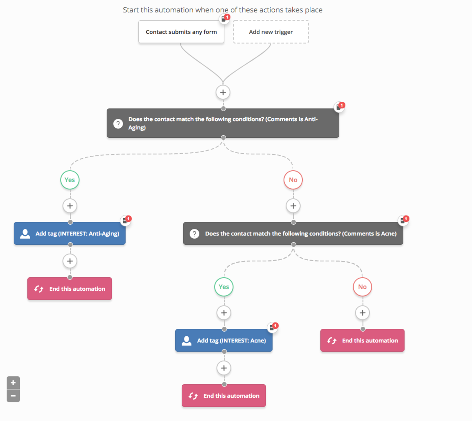 Platinum Skin Care segmentation automation