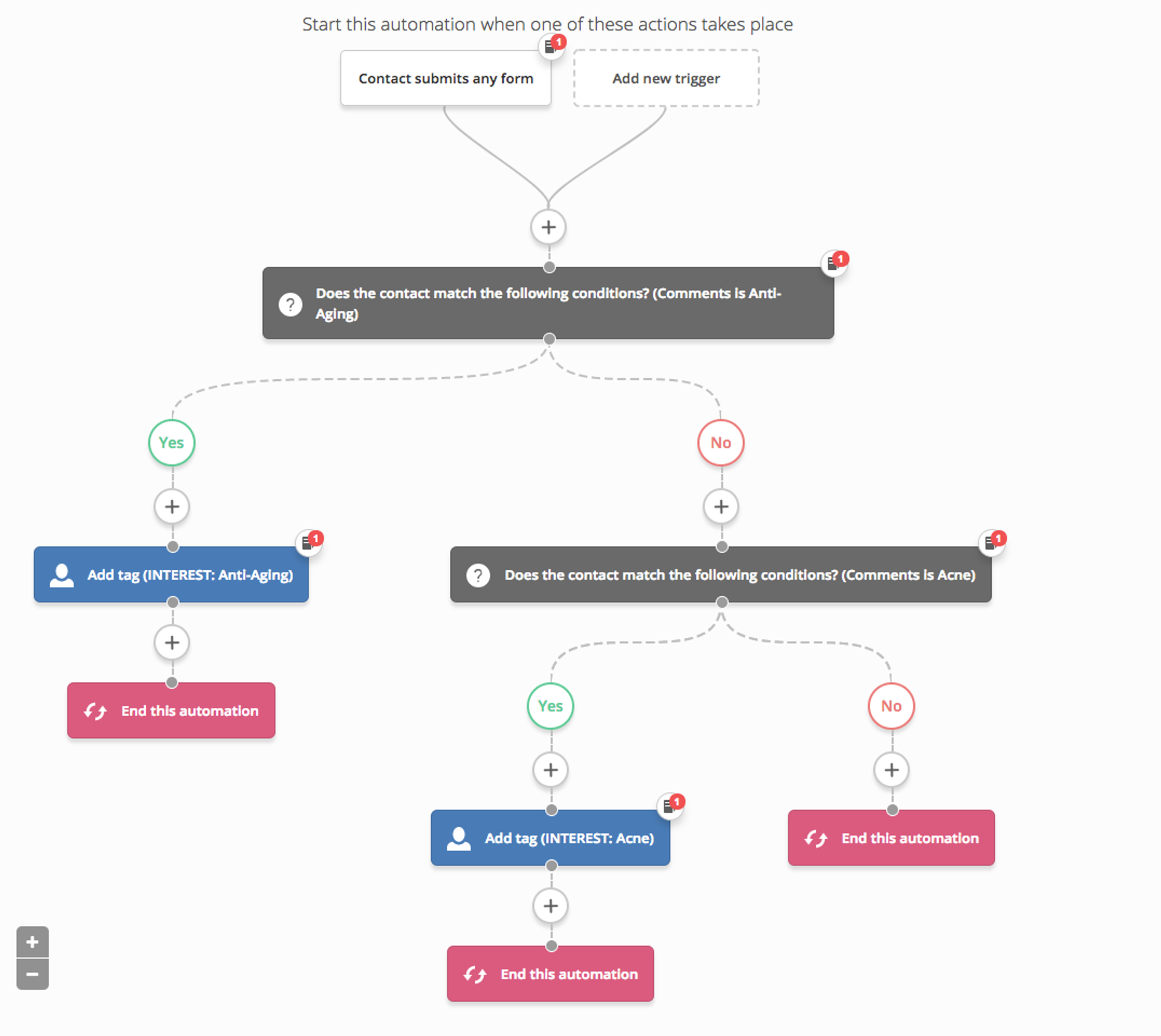 Platinum Skin Care segmentation automation