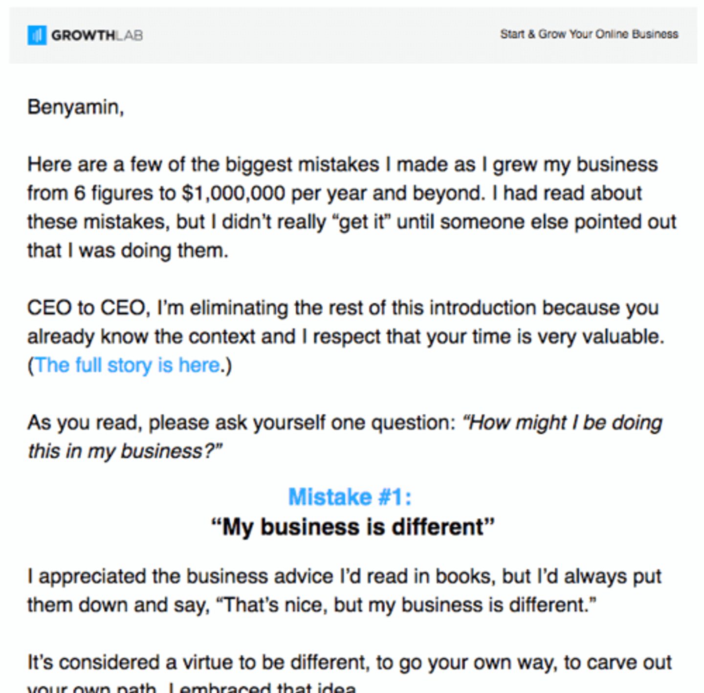 Blog Live Email Example Content Creator Newsletter: How to Write an Engaging Newsletter in 4 ...
