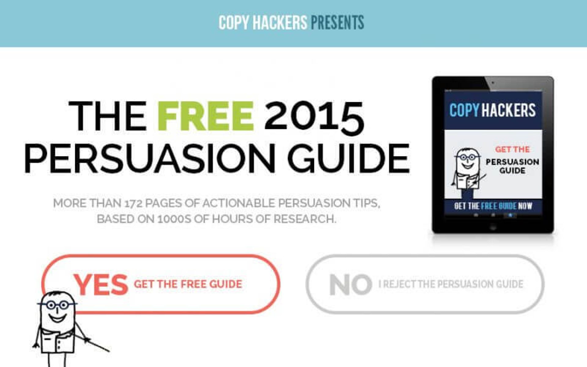 CopyHackers opt-in copy example